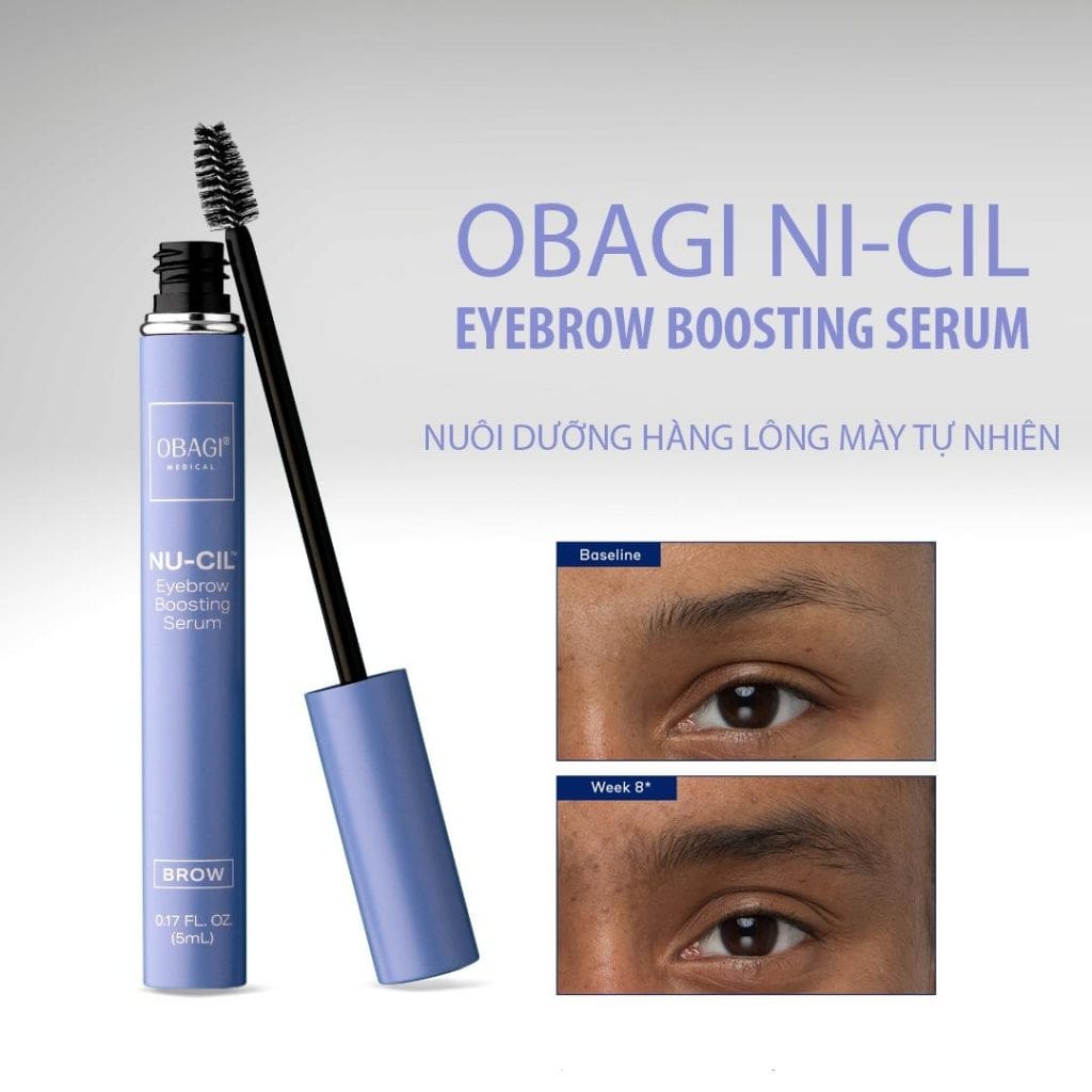 Sau khi dùng Serum dưỡng lông mày Obagi Nu-cil Eyebrow Boosting