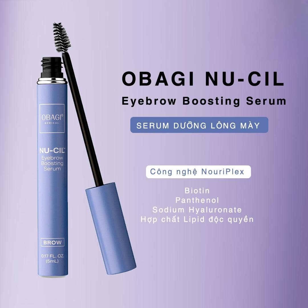 Thành phần Serum dưỡng lông mày Obagi Nu-cil Eyebrow Boosting