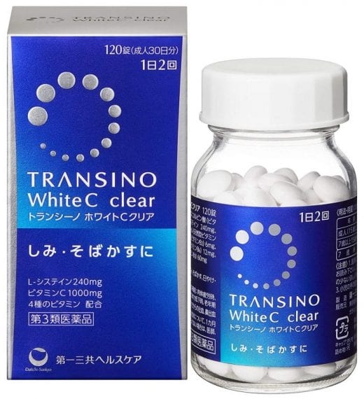 Viên uống Transino White C Clear 120 viên