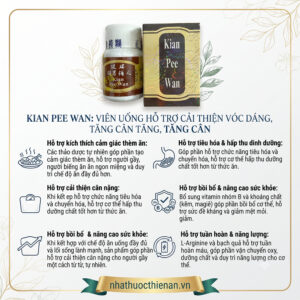 cong dung Kian Pee Wan ho tro them an tieu hoa hap thu cai thien can nang