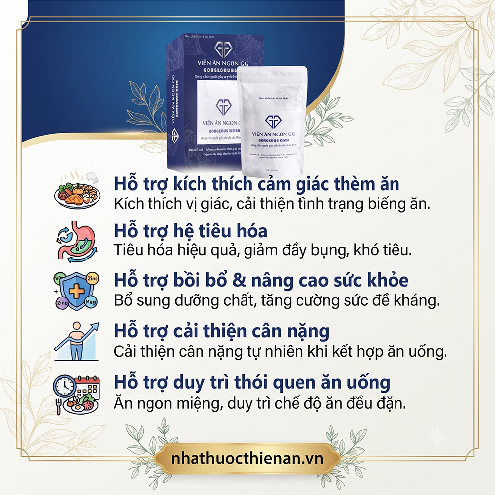cong dung vien an ngon GG ho tro them an cai thien bieng an tieu hoa