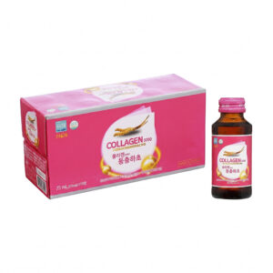 Nước uống Collagen 5000 Biok Đông trùng hạ thảo (Hàn Quốc, Hộp 10 chai x 75ml)