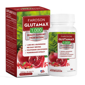 Viên uống Faroson Glutamax 1000 hỗ trợ làm sáng da và bảo vệ da trước tác động ánh nắng