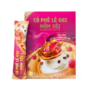 ca phe le gai mam xoi Pearberry Coffee hop 15 goi chinh hang