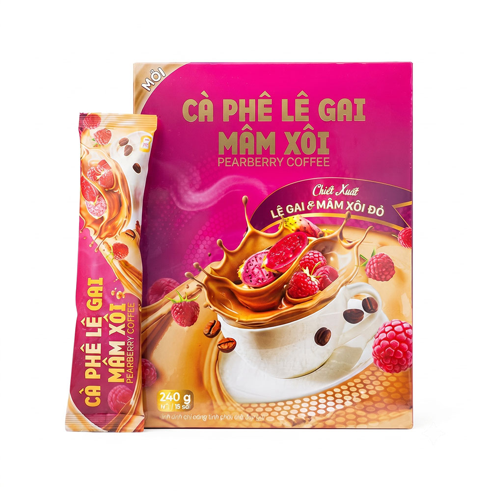 ca phe le gai mam xoi Pearberry Coffee hop 15 goi chinh hang ca phe le gai mam xoi Pearberry Coffee hop 15 goi chinh hang