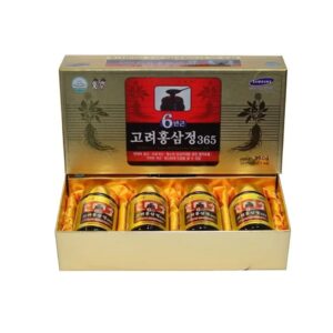 Cao Hồng Sâm 365 Hàn Quốc (240gr x 4 lọ) – Daehan 6 năm tuổi giúp bồi bổ sức khỏe
