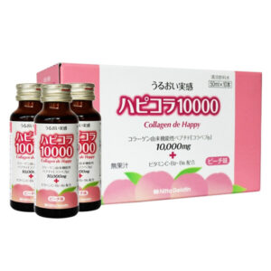 Collagen De Happy 10000mg Nhật Bản – Nước uống chăm sóc da chuyên sâu, dùng theo liệu trình 10 chai x 50ml