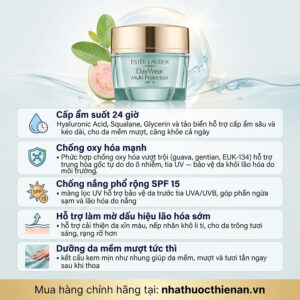 cong dung Estee Lauder DayWear cap am 24h chong oxy hoa chong nang