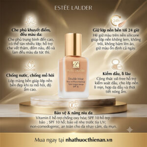 cong dung Estee Lauder Double Wear che phu cao lau troi 24h kiem dau khong lem