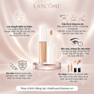 cong dung Lancome Teint Idole Care Glow che khuyet diem lam sang tao khoi cap am