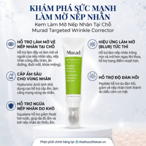 cong dung Murad Targeted Wrinkle Corrector lam day lam mo nep nhan sau