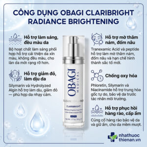 cong dung Obagi Claribright lam sang mo tham nam khong hydroquinone