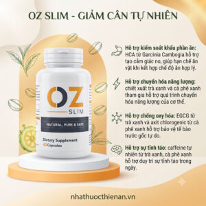 cong dung Oz Slim ho tro kiem soat khau phan chuyen hoa