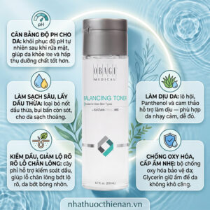cong dung nuoc hoa hong SuzanObagiMD Balancing Toner can bang pH kiem dau