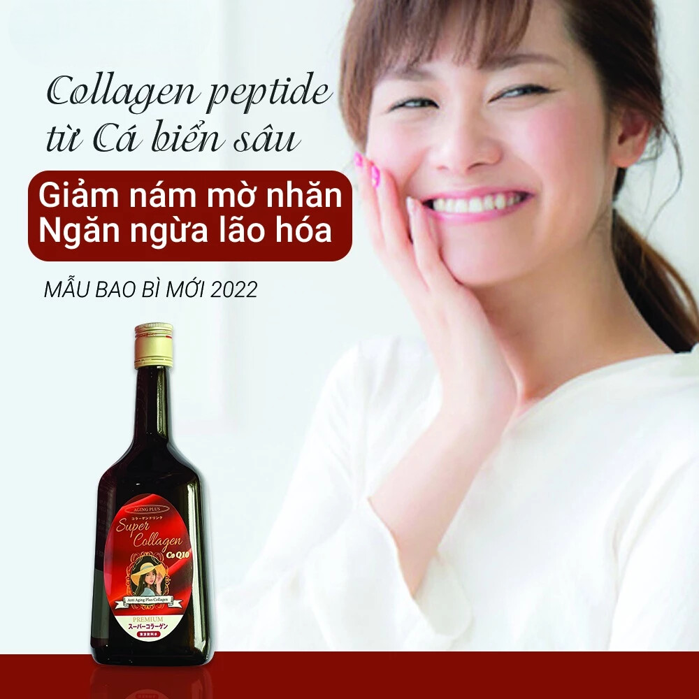 Công dụng Nước uống Super Collagen CoQ10 Premium 720ml Nhật Bản