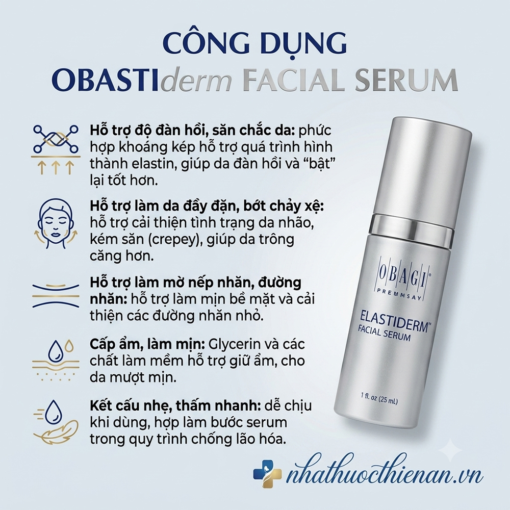 cong dung serum Obagi Elastiderm san chac dan hoi da