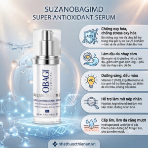 cong dung serum SuzanObagiMD Super Antioxidant chong oxy hoa lam diu duong sang