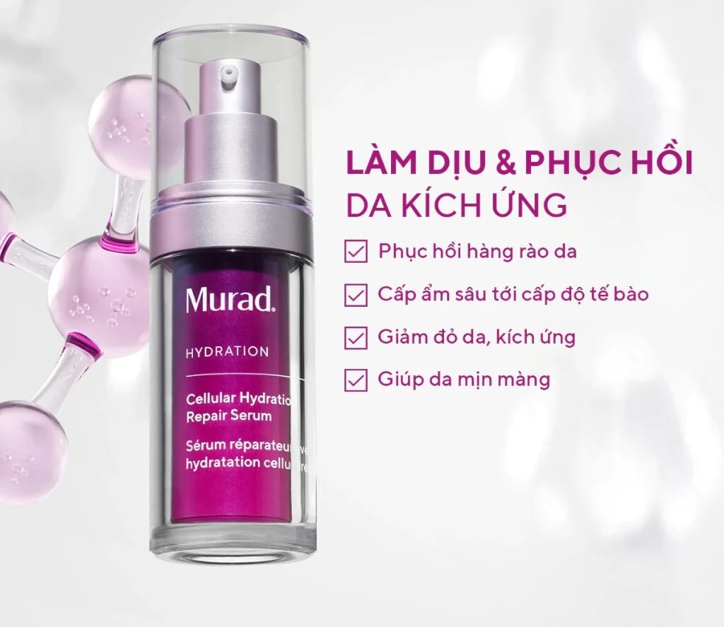Công dụng Serum dưỡng ẩm Murad Cellular Hydration Repair 30ml