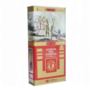 Hồng Sâm Củ Khô KGS hộp thiếc 300g – Sâm khô Punggi bồi bổ sức khỏe toàn diện