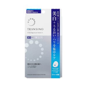 Mặt nạ Transino Whitening Facial Mask EX – Bổ sung tinh chất dưỡng da, giúp da trông sáng và mịn hơn