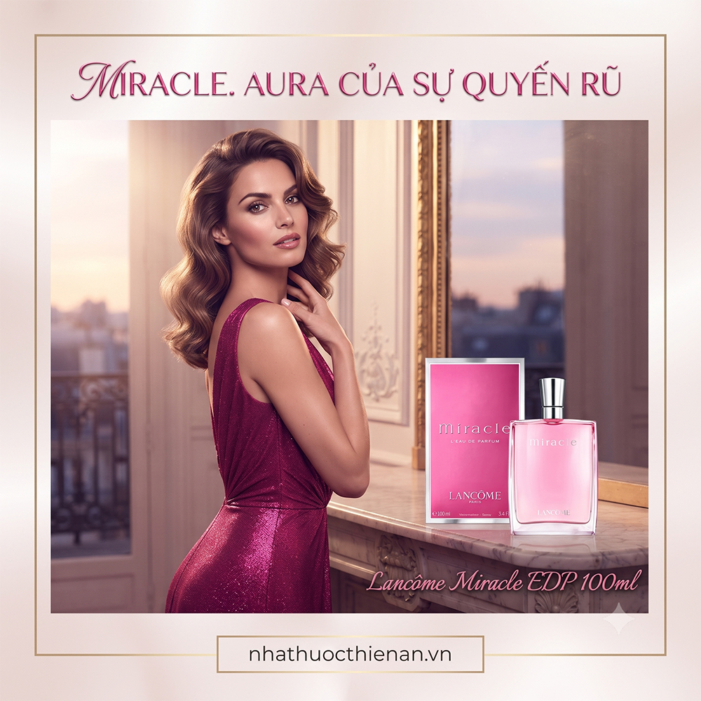 nuoc hoa Lancome Miracle huong hoa co trai cay cay nhe tuoi sang nu tinh