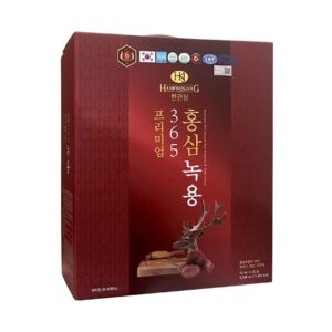 Nước Hồng Sâm Nhung Hươu Linh Chi 365 Hansusam Korean Red Ginseng & Cordyceps 60 Gói x 70ml