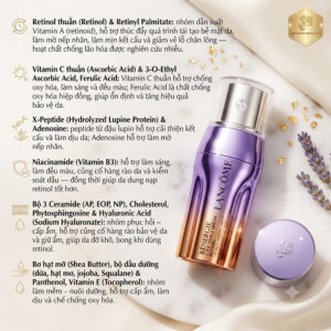 thanh phan Lancome Renergie CRx retinol vitamin C x-peptide niacinamide ceramide
