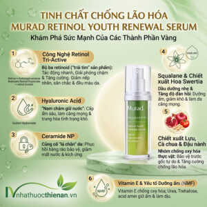 thanh phan Murad Retinol Youth Renewal retinol tri-active ceramide hyaluronic acid