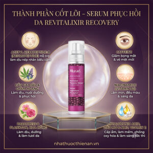 thanh phan Murad Revitalixir neuropeptide caffeine dau gai dau niacinamide