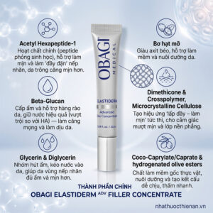 thanh phan Obagi Elastiderm Advanced Filler acetyl hexapeptide beta-glucan