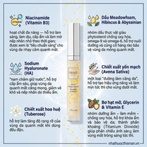 thanh phan kem mat Obagi Daily Hydro-Drops niacinamide hyaluronic acid tuberose