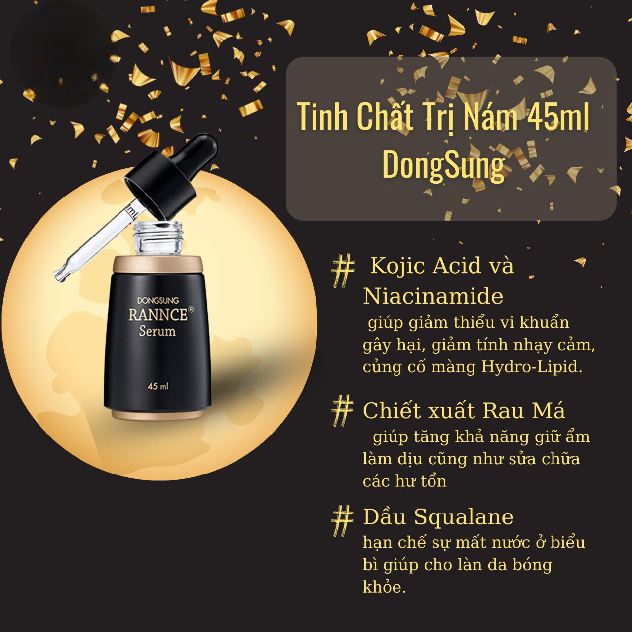 Thành phần Serum dưỡng da DongSung Rannce C-Serum 45ml