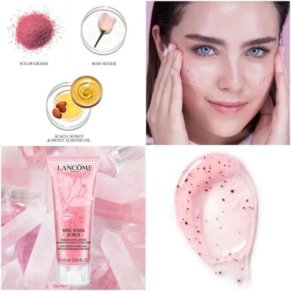 Thành phần Tẩy tế bào chết Lancôme Exfoliating Rose Sugar Scrub 100ml