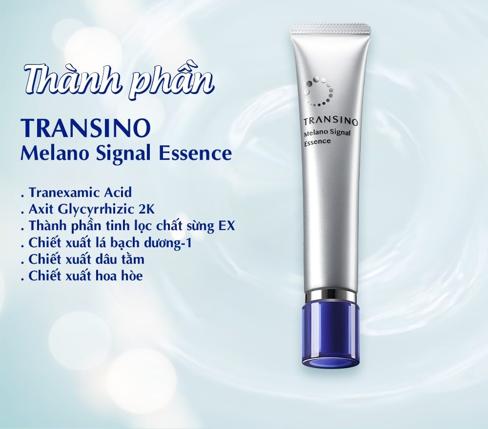 Thành phần Tinh chất Transino Melano Signal Essence