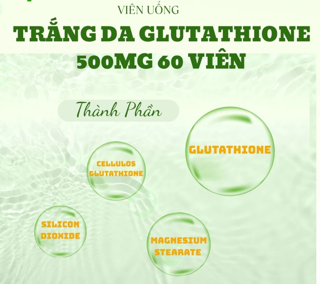 Thành phần Viên uống Glutathione Reduced Jarrow 1000mg