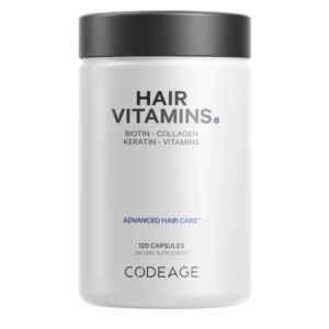 Viên uống Codeage Hair Vitamins – Hỗ trợ mọc tóc, tăng độ dày và sức khỏe tóc toàn diện