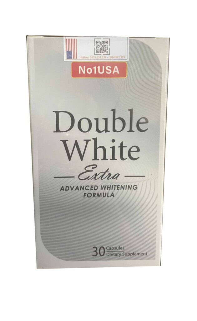 Viên uống trắng da Double White Extra hộp 30 viên