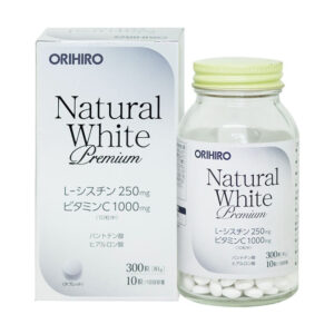 Viên uống trắng da Natural White Premium Orihiro – Chăm sóc da sáng mịn mỗi ngày