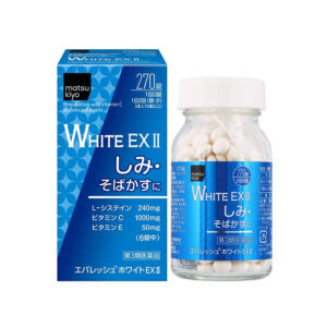 Viên uống trắng da White EX II Matsukiyo 270 viên Nhật Bản – Giúp cải thiện sắc da và giảm sạm nám