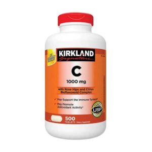 Viên uống Vitamin C Kirkland Signature 1000mg 500 viên – Tăng cường đề kháng, bảo vệ cơ thể mỗi ngày