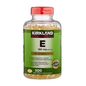 Vitamin E 400 IU Kirkland Signature 500 viên – Lựa chọn bổ sung vitamin E chất lượng từ Mỹ