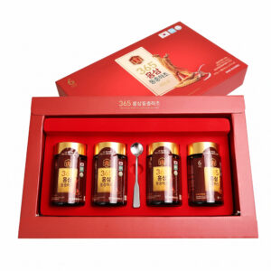 Cao Hồng Sâm Đông Trùng Hạ Thảo 365 Hàn Quốc (Hộp 4 lọ x 240g)