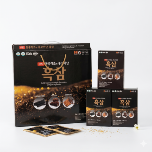 Nước Hắc Sâm Fucoidan Đông Trùng Hạ Thảo (Hộp 30 gói x 70ml)