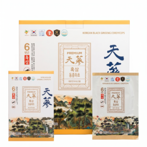 Nước Hắc Sâm Đông Trùng Hạ Thảo Ginseng King Premium (Hộp 60 gói x 50ml)