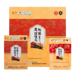 Nước Hắc Sâm Linh Chi Nhung Hươu Ginseng King (Hộp 30 gói x 50ml)