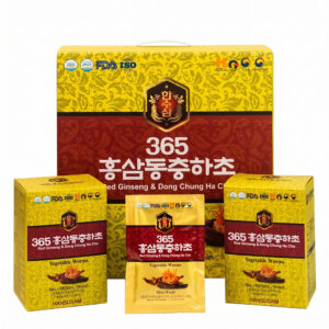 Nước Hồng Sâm Đông Trùng Hạ Thảo 365 Hansusam (Hộp 60 gói x 50ml)
