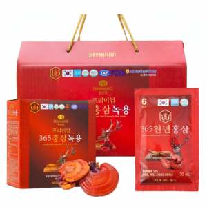 Nước Hồng Sâm Linh Chi Nhung Hươu 365 Hàn Quốc (20 gói x 70ml)