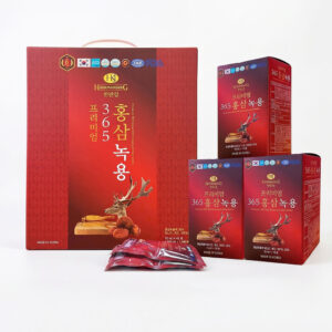 Nước Hồng Sâm Nhung Hươu Linh Chi 365 Hàn Quốc (Hộp 60 gói x 70ml)
