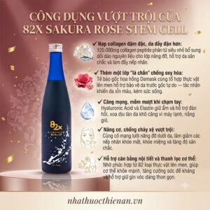 82x sakura rose stem cell ho tro da san chac chong oxy hoa