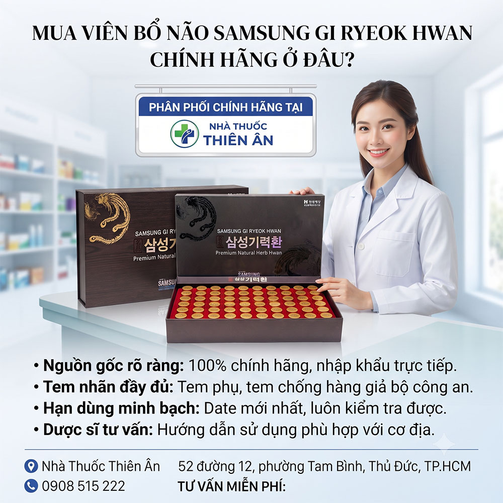 Mua Viên hoàn Samsung Gi Ryeok Hwan chính hãng ở đâu?